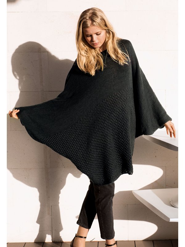 Lana Grossa PONCHOPULLOVER 365 Cotone