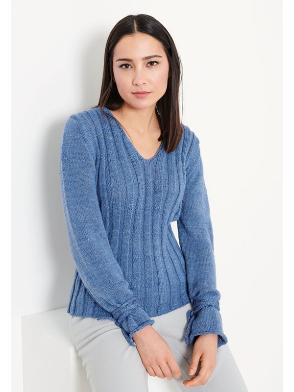 Lana Grossa PULLOVER Slow Wool Lino