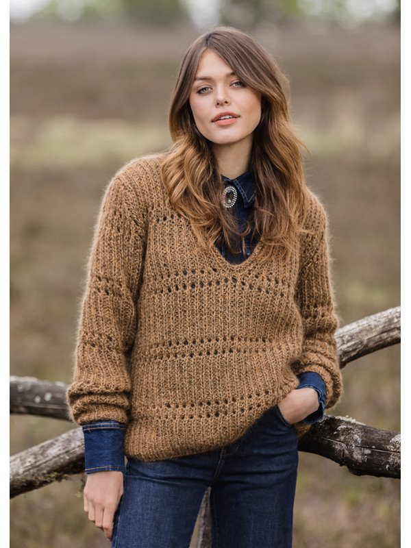 Lana Grossa PULLOVER Mary’s Tweed & Silkhair