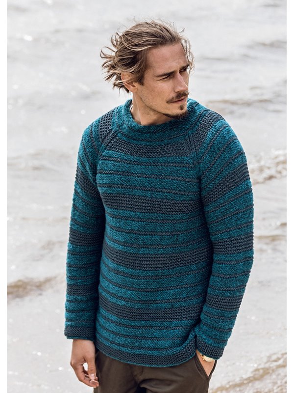 Lana Grossa PULLOVER Fusione & Bingo Melange