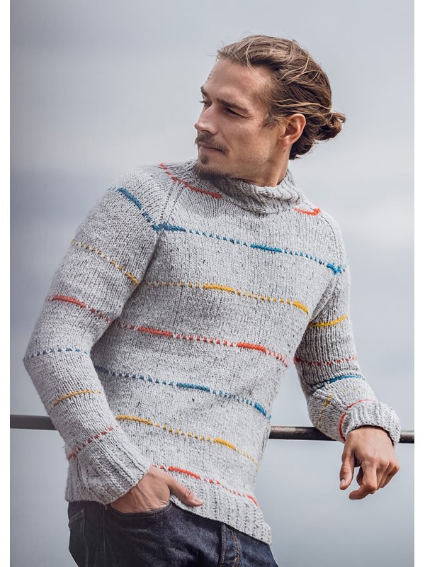 Lana Grossa PULLOVER Benessere Tweed & Brigitte No. 2