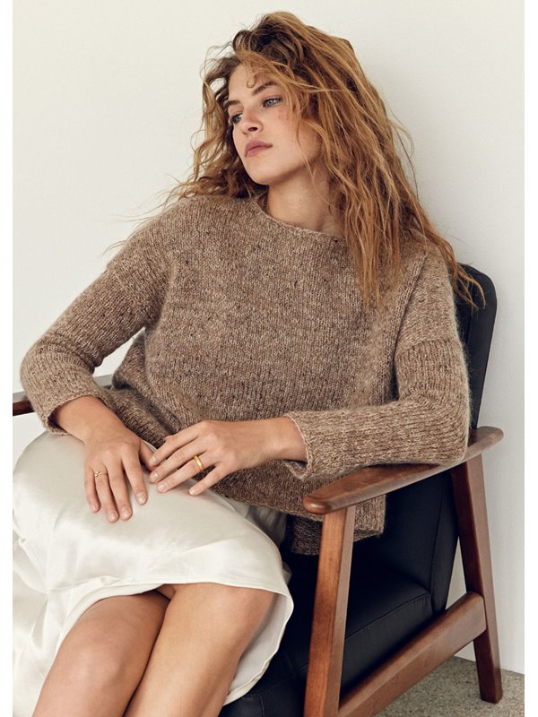 Lana Grossa PULLOVER Landlust Soft Tweed 180 & Silkhair