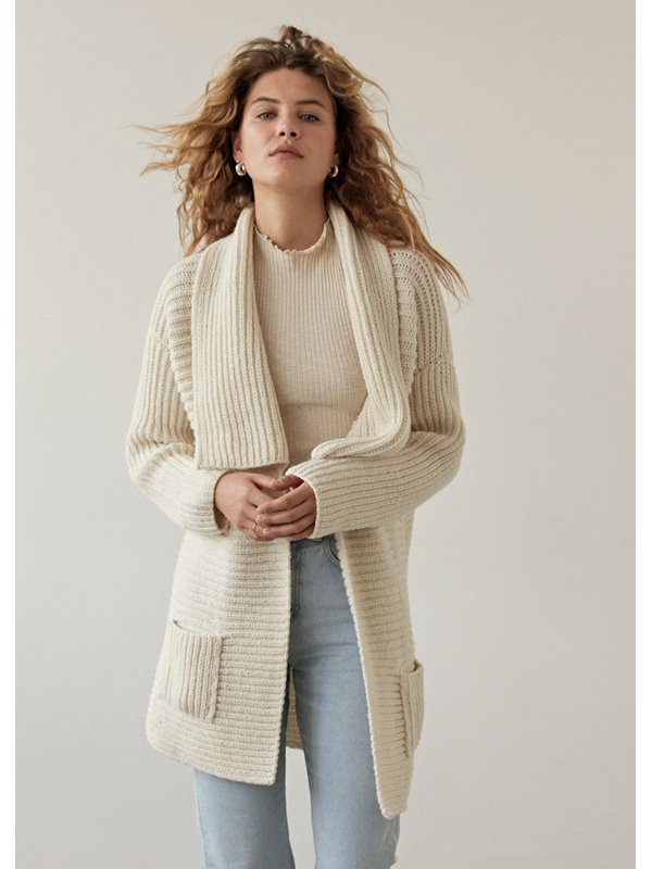 Lana Grossa CARDIGAN Alta Moda Alpaca