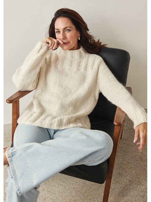 Lana Grossa PULLOVER Brigitte No. 2 & Setasuri