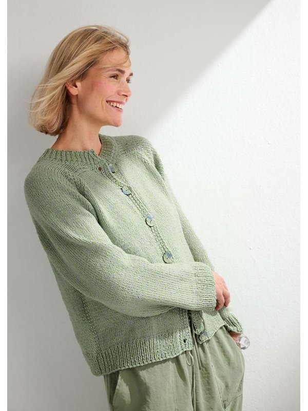 Lana Grossa CARDIGAN Alta Moda Cotolana & Sottile