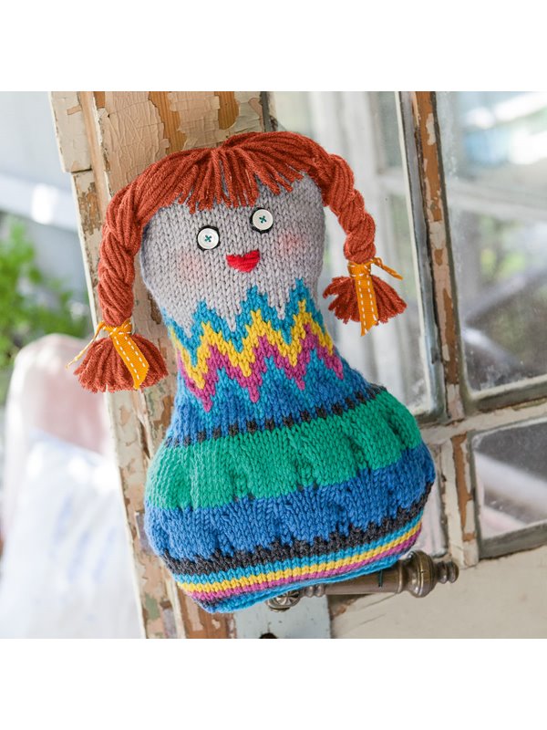 Lana Grossa SORGENPÜPPCHEN MIT JACQUARD- UND LOCHMUSTER Bingo