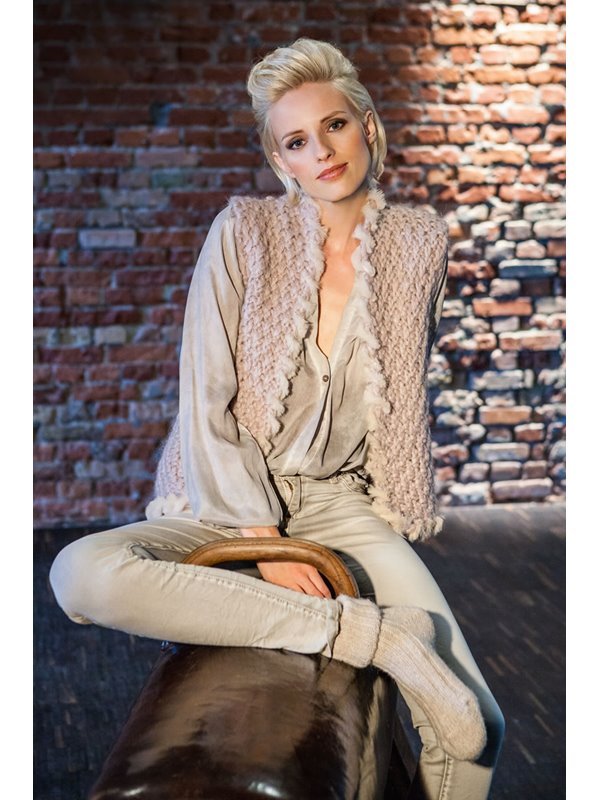 Lana Grossa WESTE IM REISMUSTER Molle