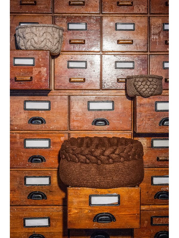 Lana Grossa SCHALE MIT NOPPENHERZ Feltro