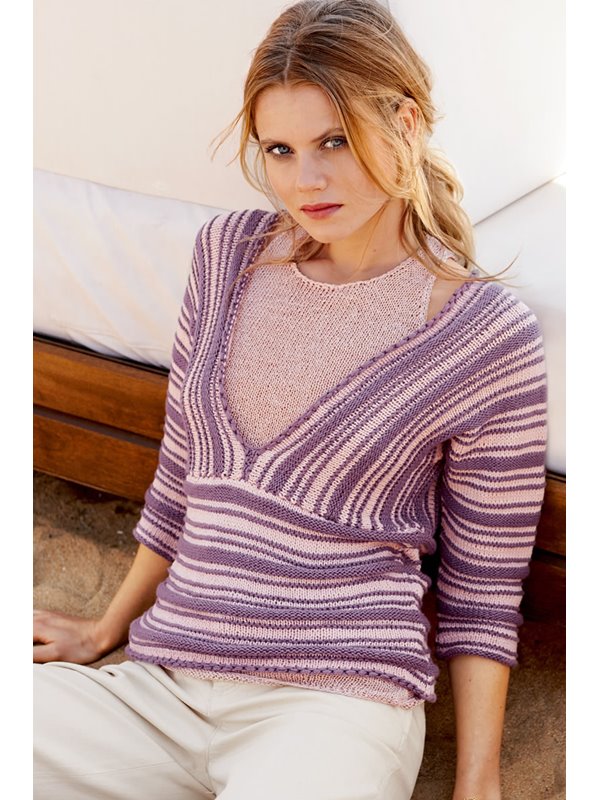 Lana Grossa PULLI IM MUSTER- UND STREIFENMIX 365 Cashmere