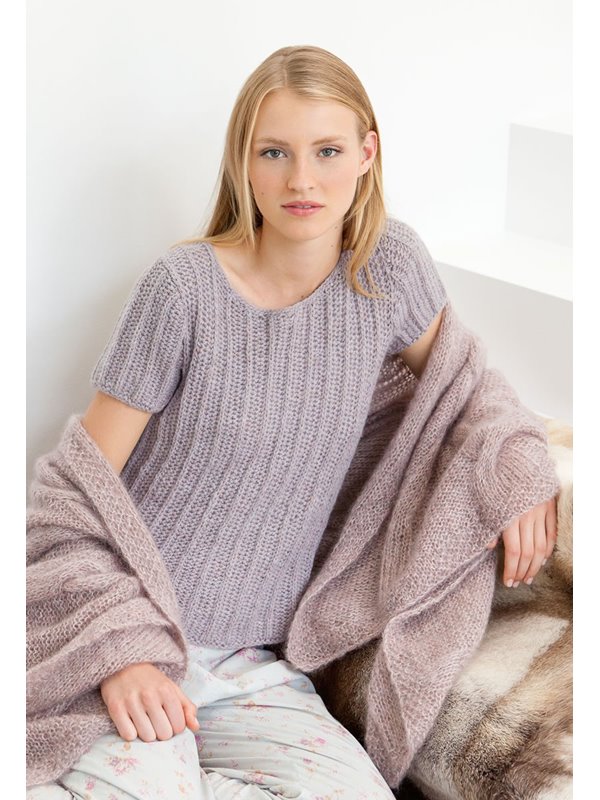 Lana Grossa PULLI IM PATENTMUSTER Alta Moda Superbaby Fine