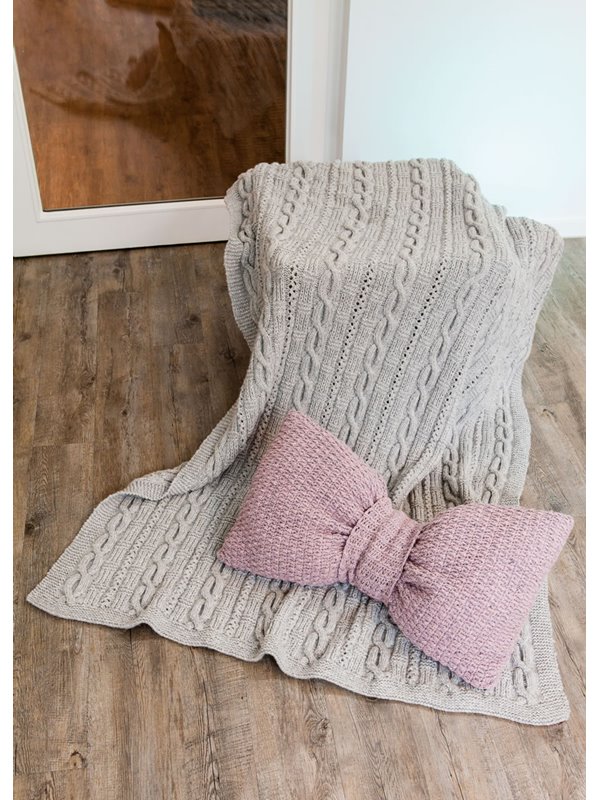 Lana Grossa DECKE IM ZOPF-LOCHMUSTER Alta Moda Cashmere 16