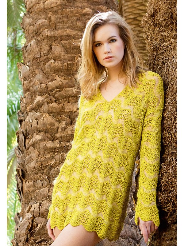 Lana Grossa LONGPULLI IM WELLENMUSTER Secondo/Silkhair