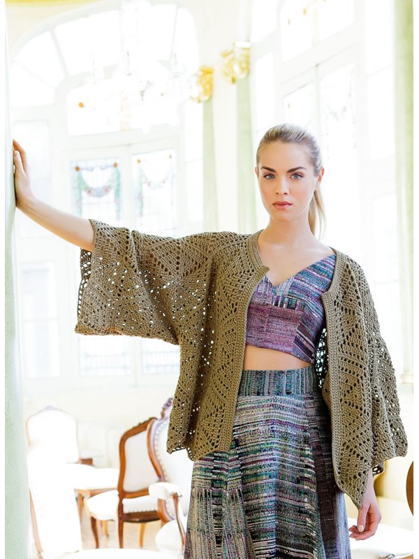 Lana Grossa JACKE AUS SECHSECKMOTIVEN Il Puro