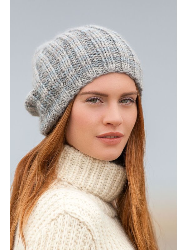 Lana Grossa MÜTZE Alta Moda Cashmere 16 Degradé/Silkhair Paillettes