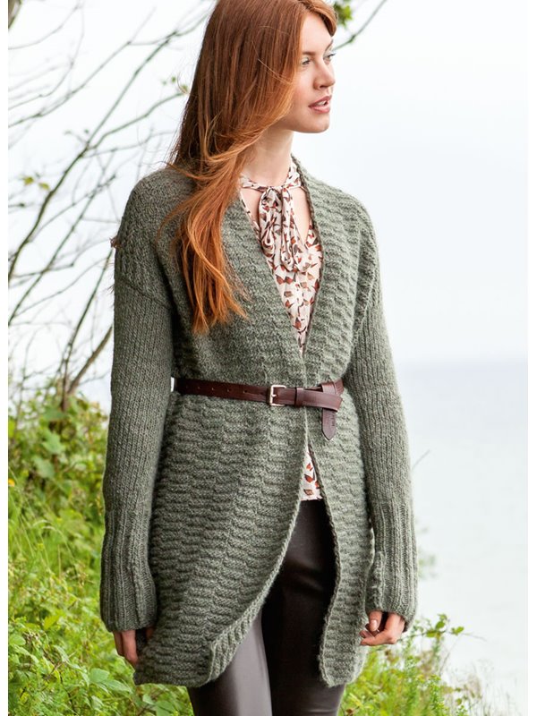 Lana Grossa SCHALKRAGENJACKE Lala Berlin Cosy