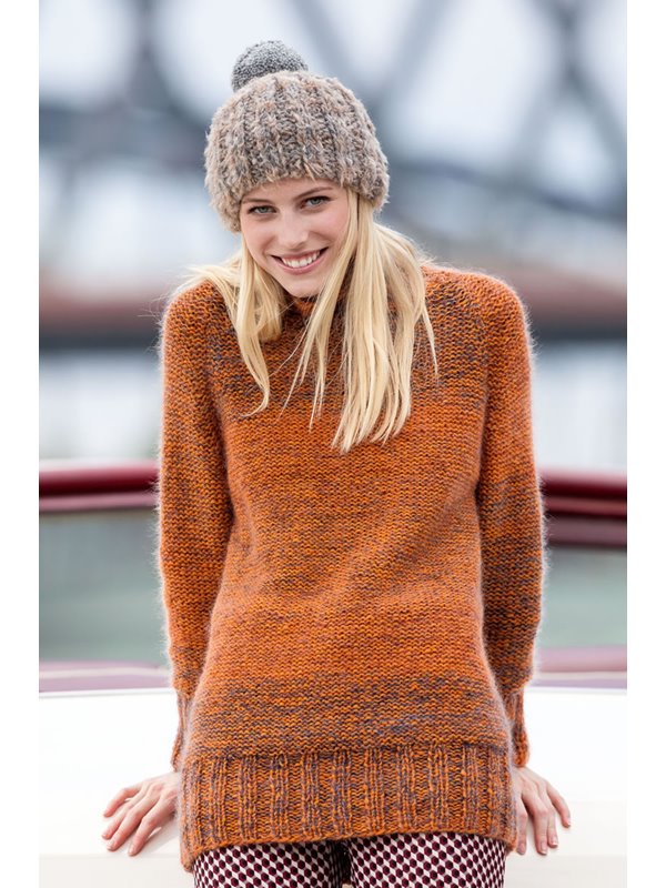 Lana Grossa RAGLANPULLI Colmo/Silkhair Print