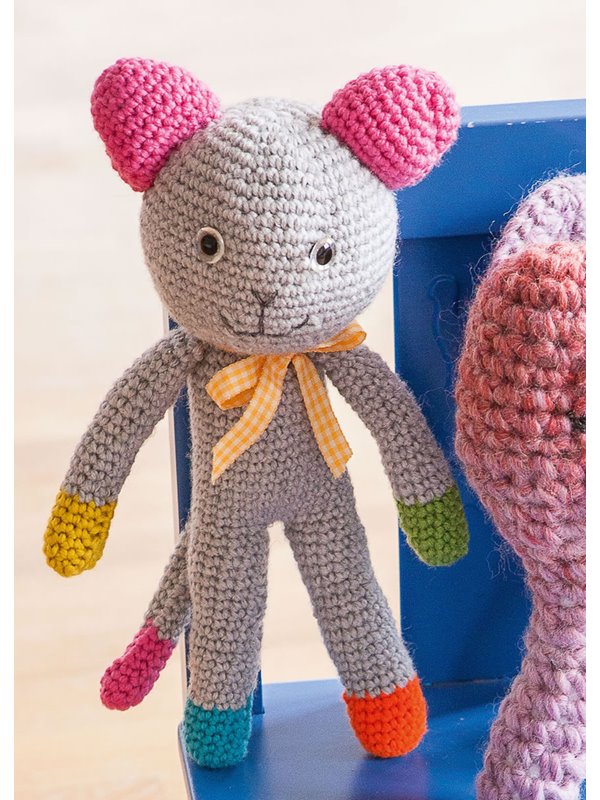 Lana Grossa KATZE MIEZE IN FESTEN MASCHEN GEHÄKELT Bingo