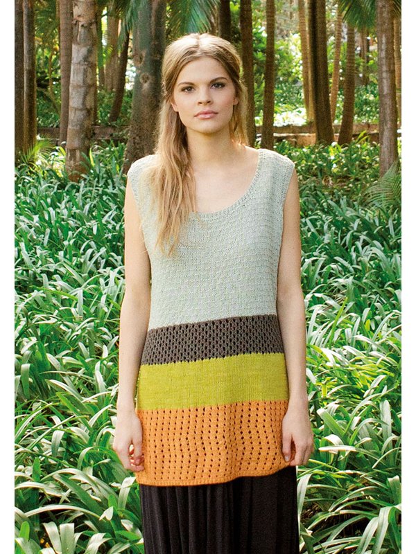 Lana Grossa LONG-TOP IM MUSTERMIX Solo Lino