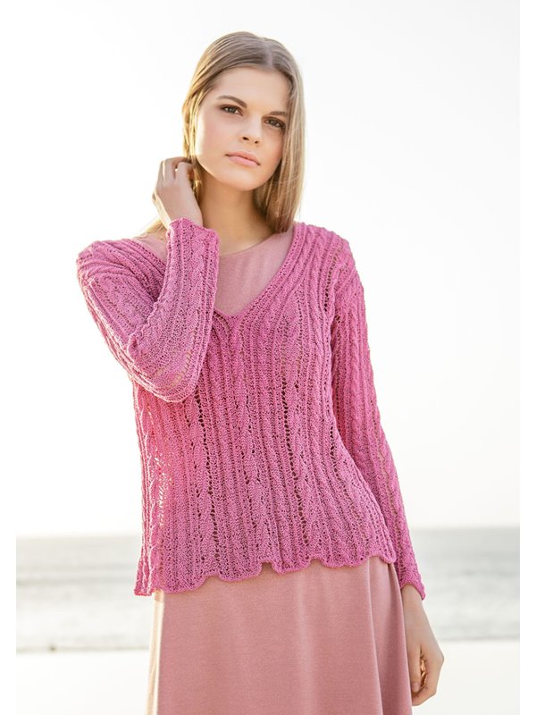 Lana Grossa PULLI IM ZOPF-LOCHMUSTER Secondo