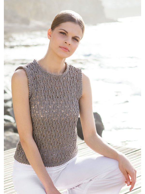 Lana Grossa TOP IM SPITZENMUSTER Nizza