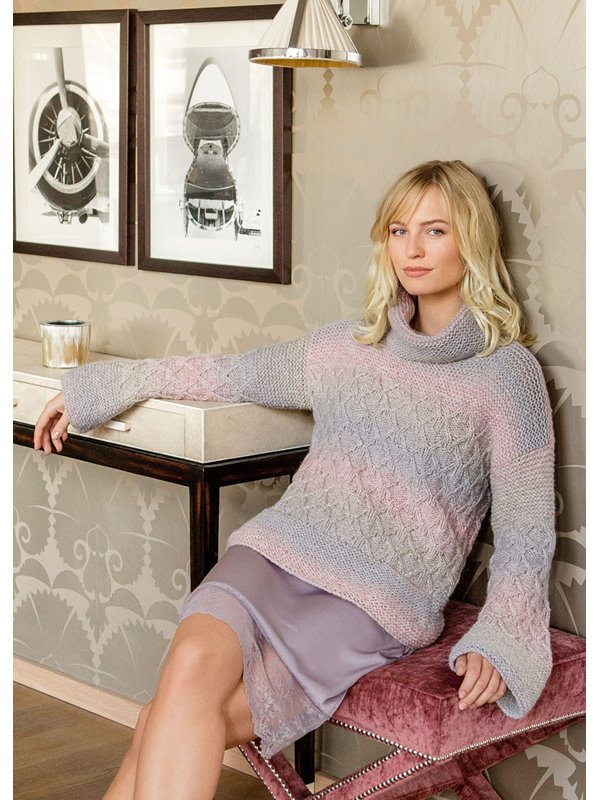 Lana Grossa PULLI MIT RAUTENMUSTER PULLI MIT RAUTENMUSTER Super Color