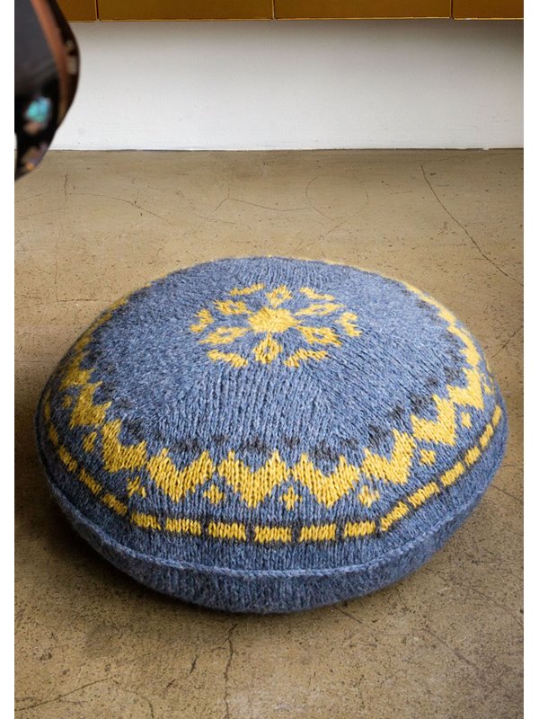 Lana Grossa BODENKISSEN MIT JACQUARDMUSTER Cloud