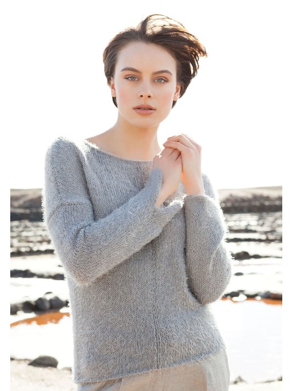 Lana Grossa PULLI MIT BETONTEN MITTEN Estivo II