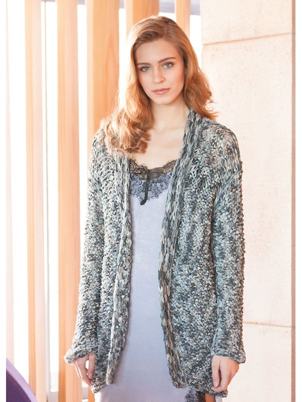 Lana Grossa JACKE MIT PATENTRÄNDERN Pezza