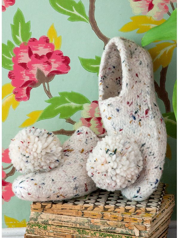 Lana Grossa GEFILZTE HAUSSCHUHE Feltro Tweed