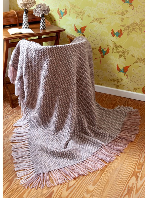 Lana Grossa DECKE IN WEBOPTIK Ascot/Cloud/Cloud Degradé