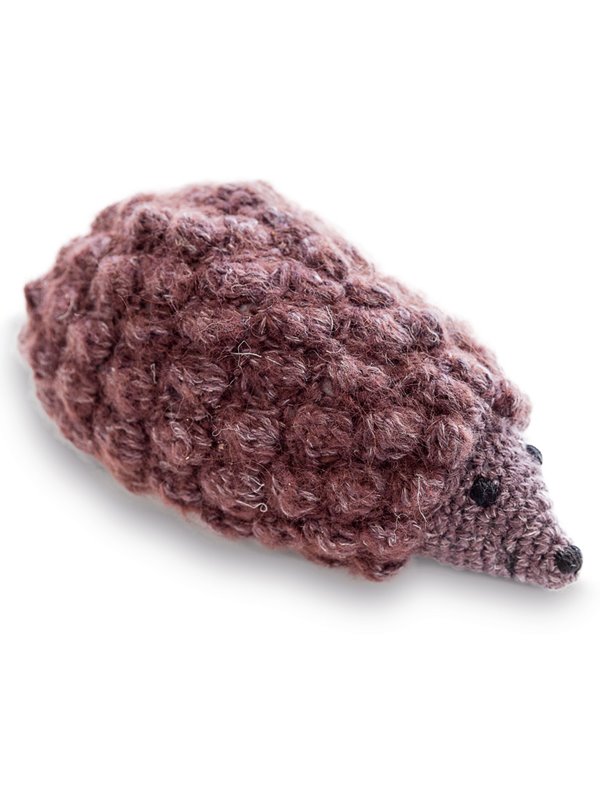 Lana Grossa IGEL MIT NOPPENMUSTER UND FESTEN MASCHEN Slow Wool Canapa & Peloso