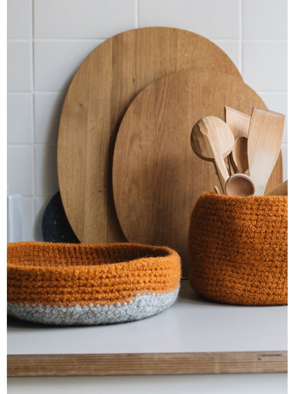 Lana Grossa ZWEIFARBIGE FILZSCHALE Feltro