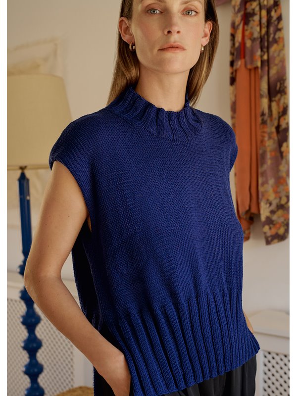 Lana Grossa PULLUNDER MIT SEITENSCHLITZEN Merino Superiore