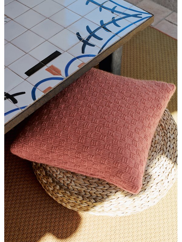 Lana Grossa KISSENHÜLLE IM KAROMUSTER Brigitte No. 2