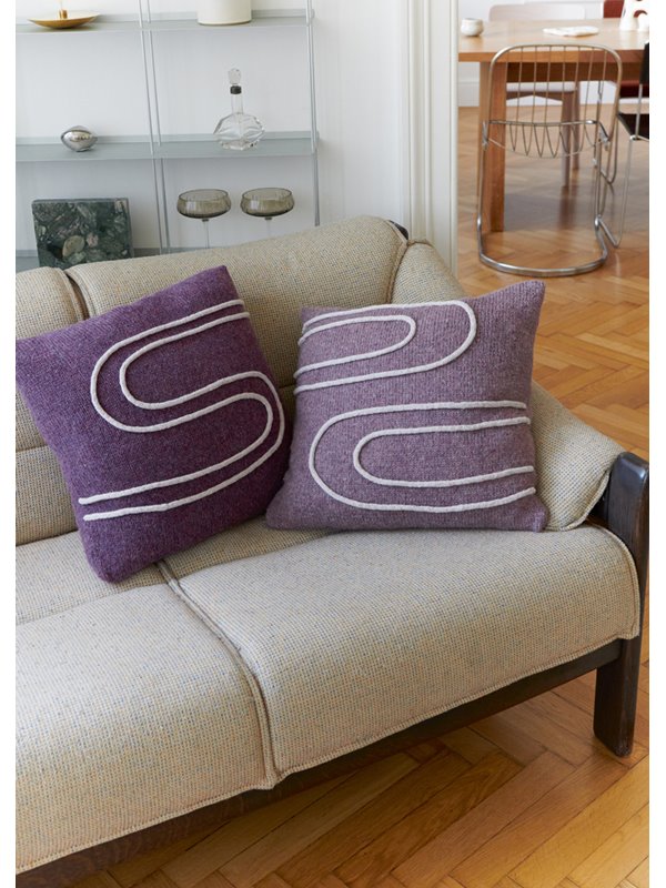 Lana Grossa ZWEI KISSENHÜLLEN Alta Moda Alpaca