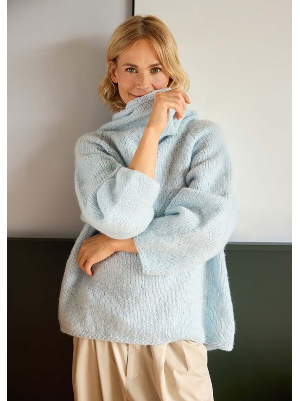 Lana Grossa RAGLANPULLOVER GLATT RECHTS Alpaca Air II
