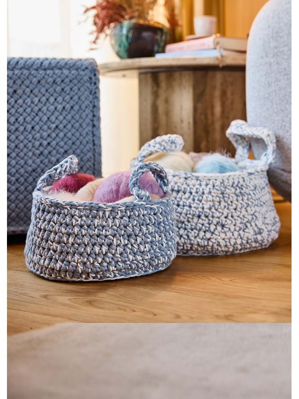 Lana Grossa HENKELKORB IN HALBEN STÄBCHEN The Tube & The Tube Fine