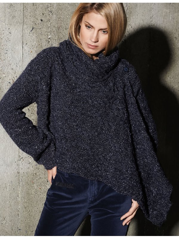 Lana Grossa WICKELJACKE IM ZOPFRIPPENMUSTER Garzato Nuovo