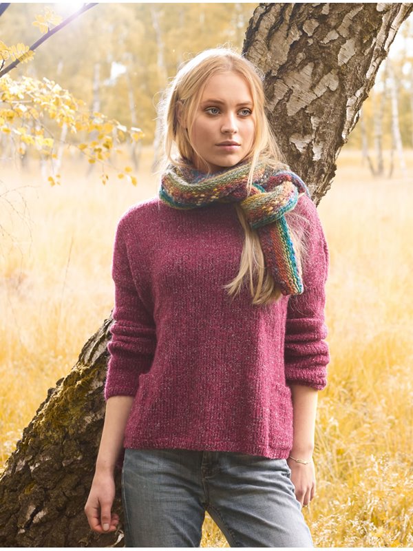 Lana Grossa PULLI MIT EINGESTRICKTEN TASCHEN Garzato Nuovo