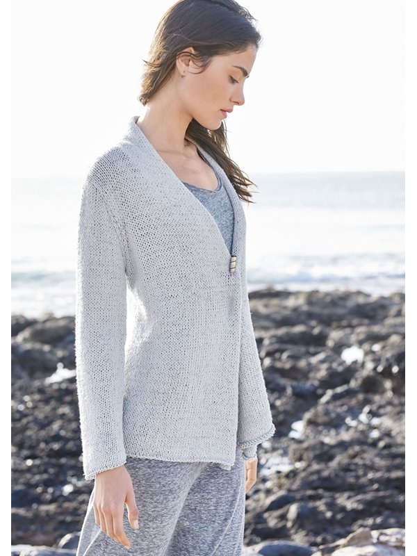 Lana Grossa JACKE GLATT RECHTS MIT SCHALKRAGEN 365 Cashmere/Secondo