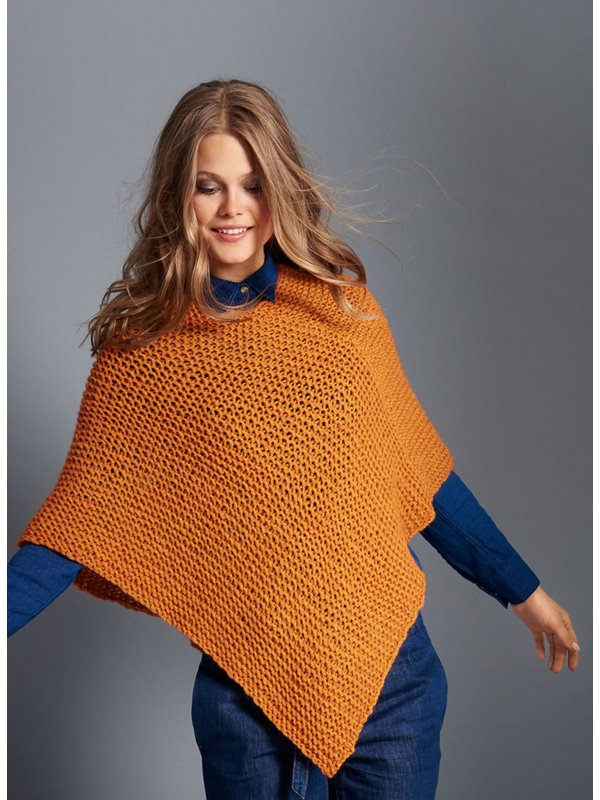 Lana Grossa PONCHO KRAUS RECHTS Colmo