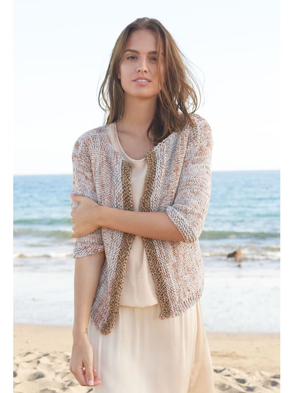 Lana Grossa JACKE GLATT RECHTS QUERGESTRICKT Roma/Alcanto