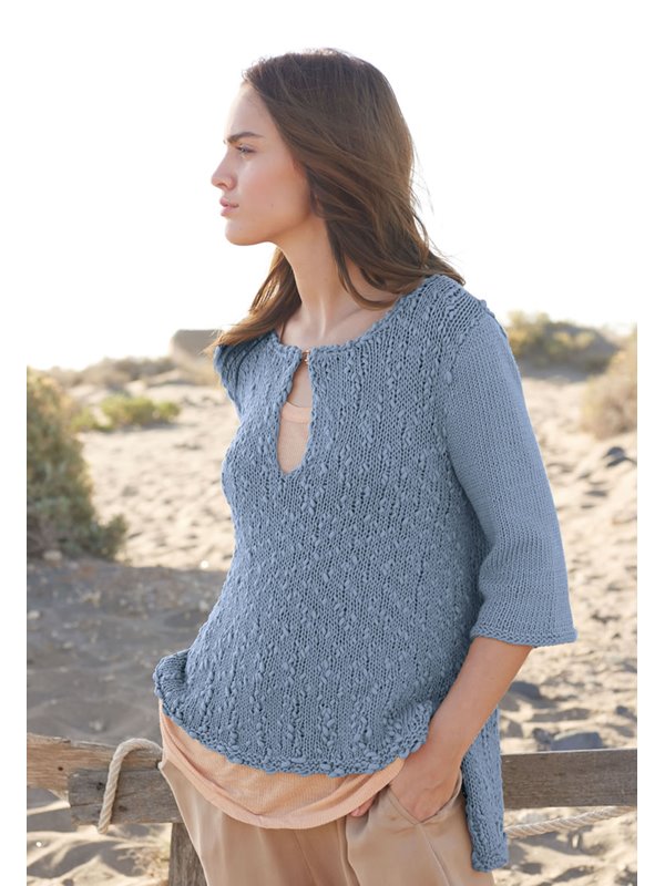 Lana Grossa PULLI MIT SCHLITZEN Only Cotton/Cotton Style