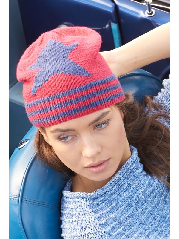 Lana Grossa MÜTZE MIT STERN 365 Cashmere