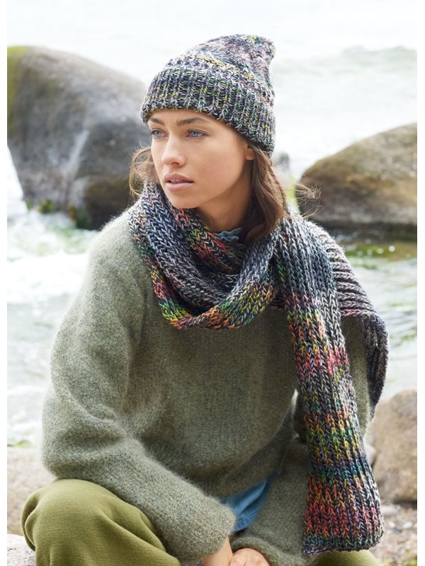 Lana Grossa SCHAL IM PATENTMUSTER Gomitolo 200/Cool Wool