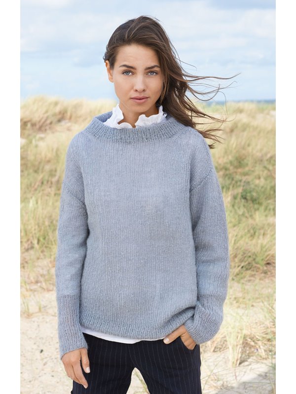 Lana Grossa PULLI GLATT LINKS UND GLATT RECHTS MIT RIPPENMITTEN Emozione