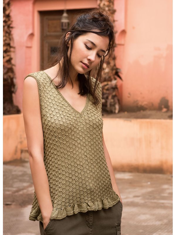 Lana Grossa TOP IM STRUKTURMUSTER Seta
