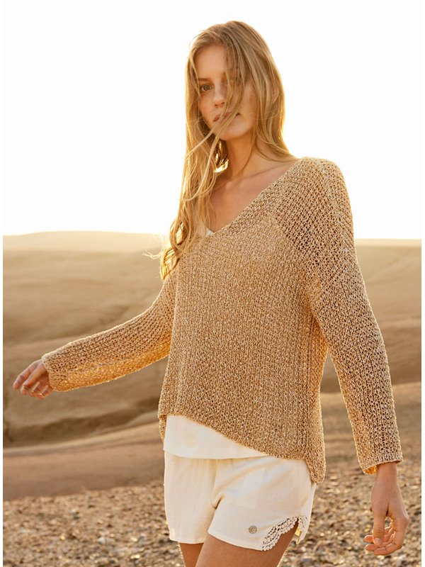 Lana Grossa PULLI IM RIPPENMUSTER Ombra