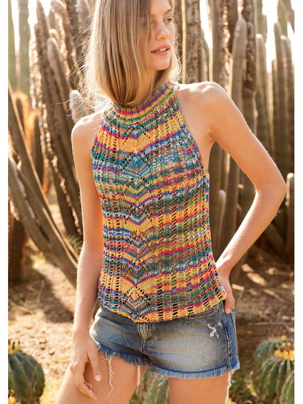 Lana Grossa TOP IM AJOURMUSTER Allegro