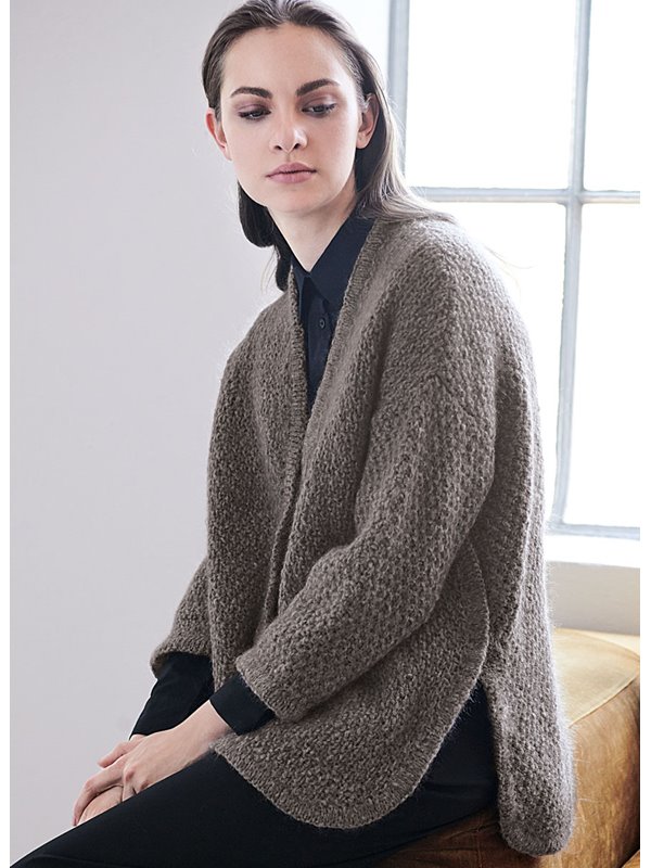 Lana Grossa JACKE IM REISMUSTER Cool Air Fine/Silkhair Lusso